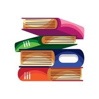 stack of books vector