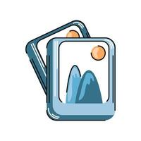 photo gallery icon vector