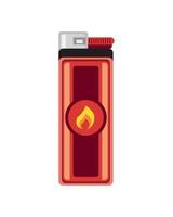 cigarette lighter icon vector