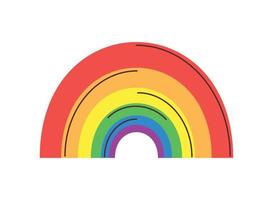 rainbow icon vector