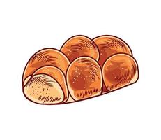 braid bread icon
