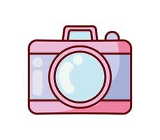 camera cartoon icon vector