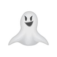 funny ghost icon vector