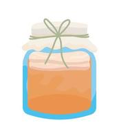 jar with jam icon vector