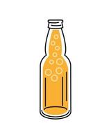 beer bottle icon vector