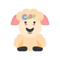 sheep spring animal vector