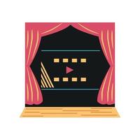 movie screen icon vector