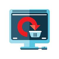 shooping online sales vector