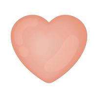 love heart cartoon vector