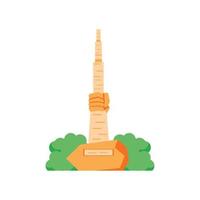 famous landmark in guangzhou vector