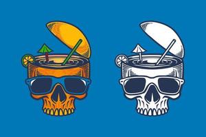 SKULL ILLUSTRATION NEW FILE 1-03 vector