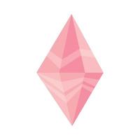 healing crystal vector icon