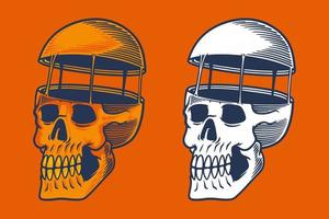 SKULL ILLUSTRATION NEW FILE 1-07 vector