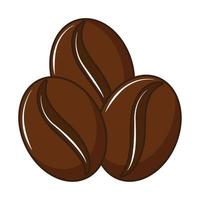 coffee dry beans vector