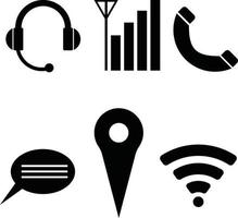 Set of web icons vector