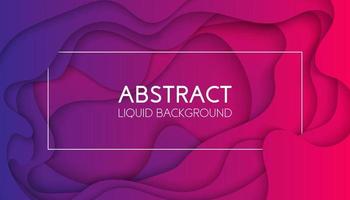 Vector background with gradient color paper cut shapes. 3D abstract liquid or fluid trendy style, design layout for business presentations, posters, decoration, landing page, site, brochure cover.