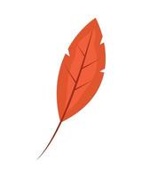 dry leaf foliage vector