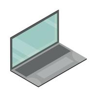 laptop computer icon vector