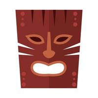african mask vector icon
