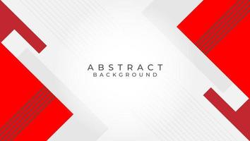 Red white professional geometric background design vector
