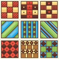 Seamless Square Tartan Day Cute Pattern can be Icon with Colorfull and Soft Texture Illustration vector