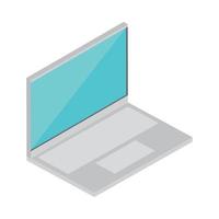 laptop device icon vector