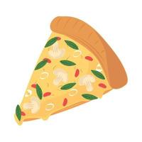 pizza fast food vector