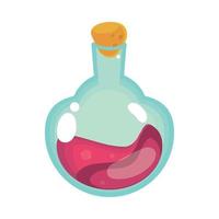 magical elixir bottle vector