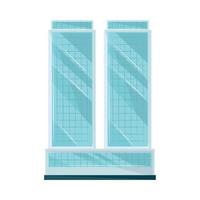 building towers icon vector