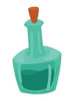 magic potion flask vector