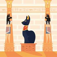 egyptian culture place with bastet