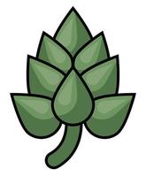 green beer hop seed vector