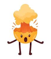 emoji exploding character vector