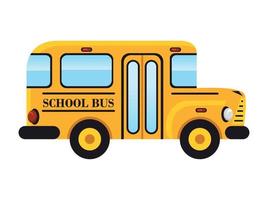 school bus transport vector