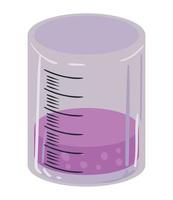 laboratory flask isolated icon vector