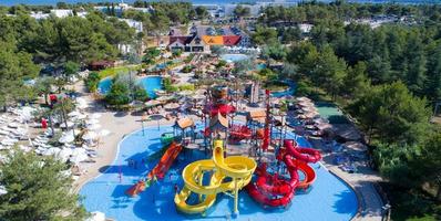 water park top view photo