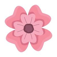 pink flower spring vector