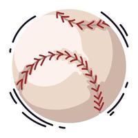 baseball sport ball vector