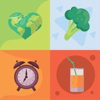 health day four icons