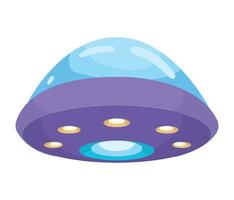 ufo flying space outer vector