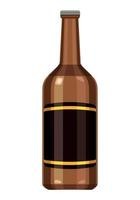 beer bottle drink product vector