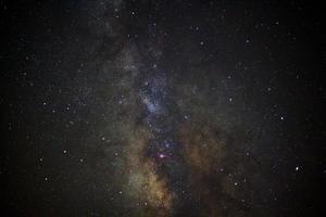 Close-up of Milky Way Galaxy,Long exposure photograph, with grain photo