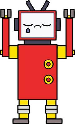 cute cartoon robot