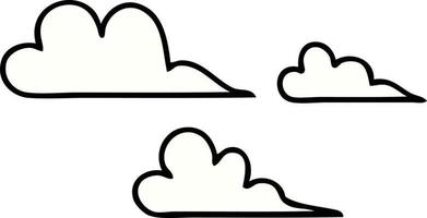 cute cartoon cloud vector