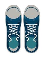 youth style shoes vector