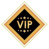 vip frame rhombus form vector