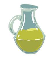 lemon juice jar vector