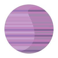 pink space planet vector