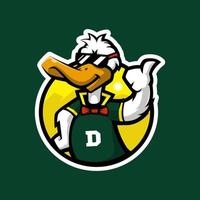 Duck Mascot Logo vector