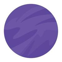 planeta espacio púrpura vector